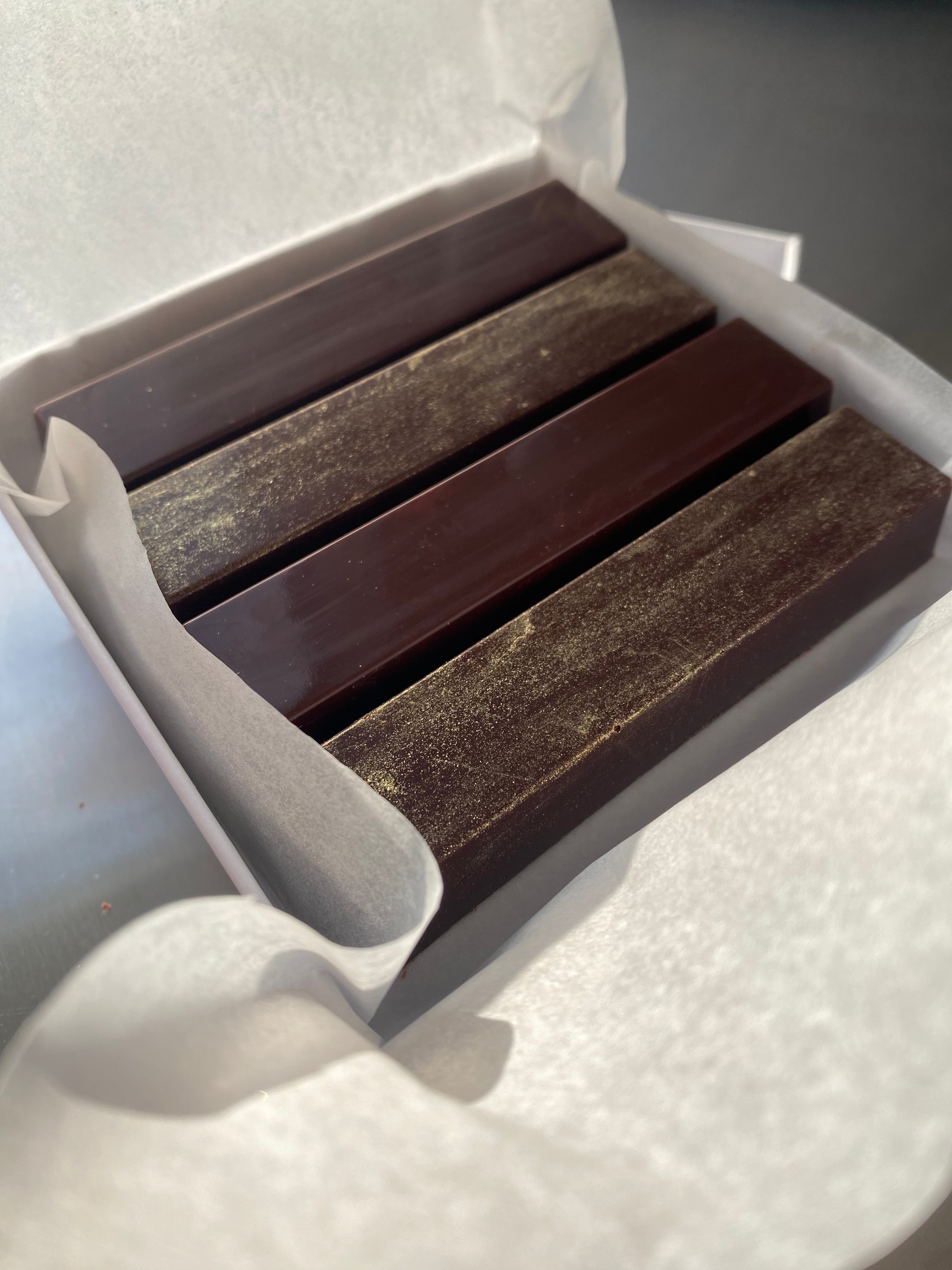 Salted caramel filled bars